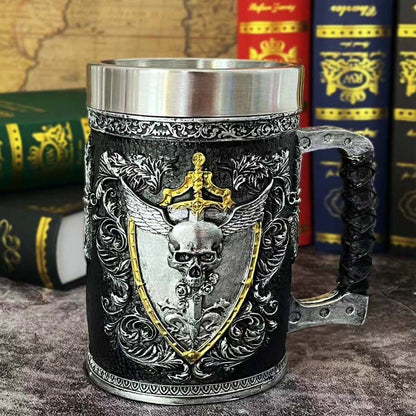 Medieval Beer Steins Retro - Stainless Steel by Woody Kitchenware