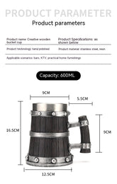 Large Handle Beer Mug: The Monolithic Pylon | Woody&