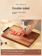 Ebony Cutting Board Solid - Premium Wood by Woody Kitchenware