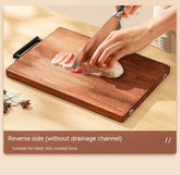 Ebony Cutting Board Solid - Premium Wood by Woody Kitchenware