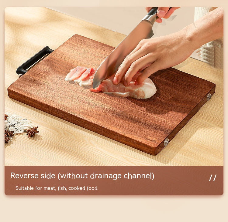 Ebony Cutting Board Solid - Premium Wood by Woody Kitchenware