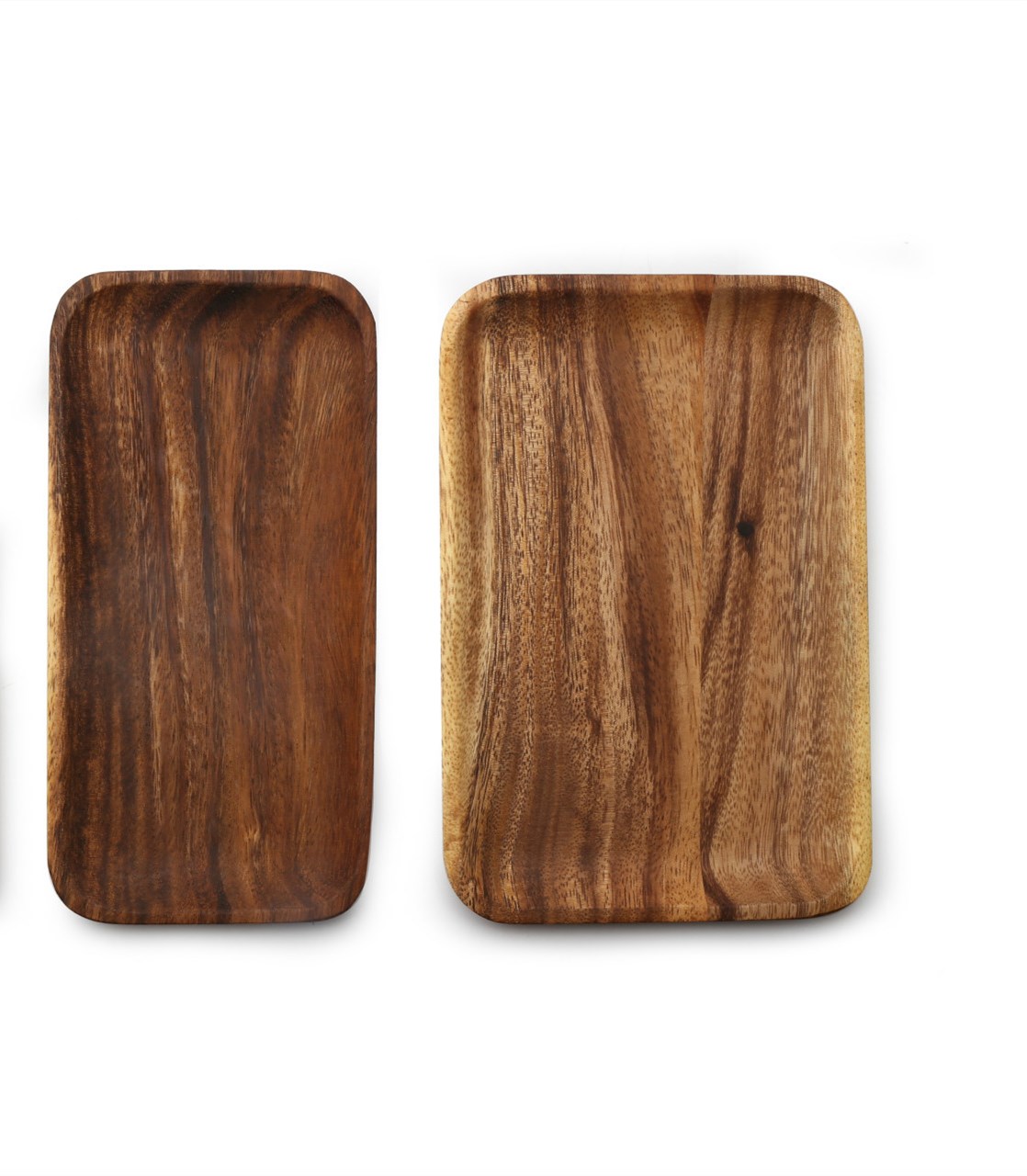Acacia Rectangular Wooden Plate - Premium Wood by Woody Kitchenware