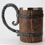 Double Beer Mug - Stainless Steel by Woody Kitchenware