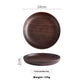Walnut Wood Plate: Black Walnut Round Dish | Woody&