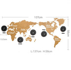 Wooden Creative Wall Clock - Premium Wood by Woody Kitchenware