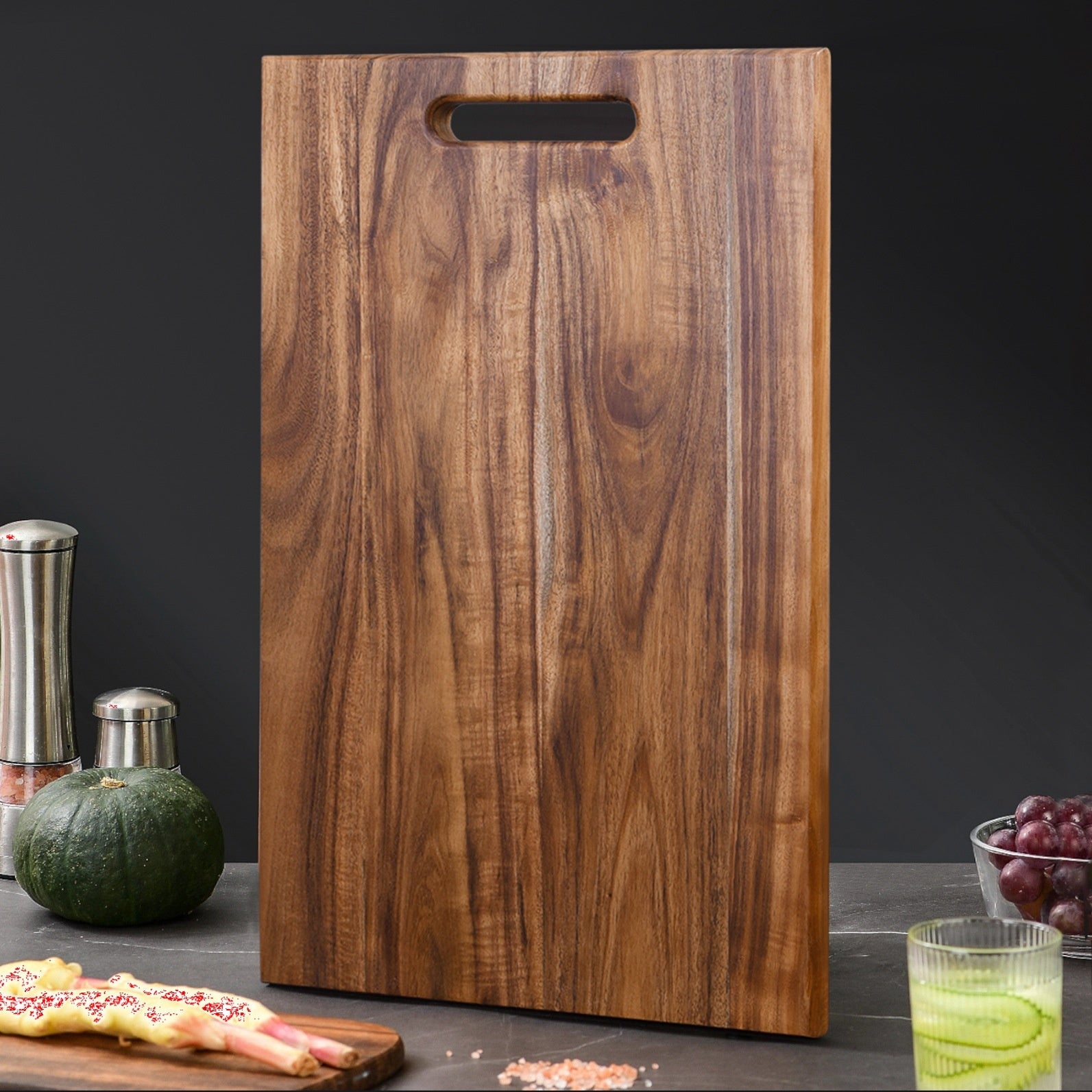 Square Acacia Mangium Large Board - Premium Wood by Woody Kitchenware