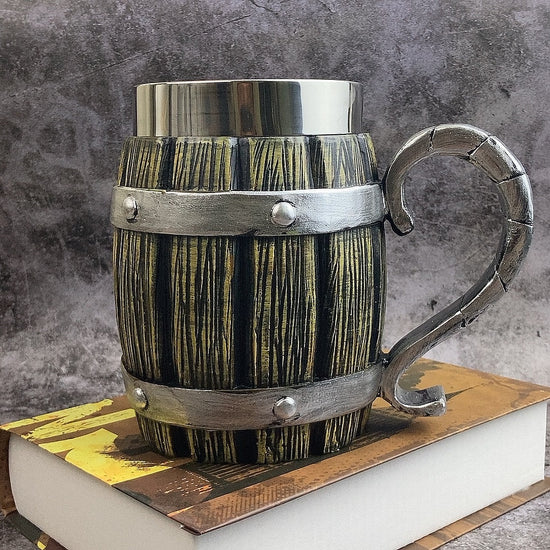 Wooden Barrel Mug: The Brewery Pylon | Woody&