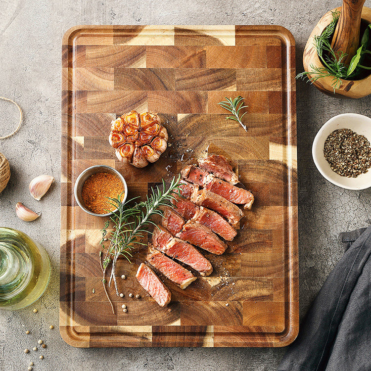 Acacia Mangium Chopping Cutting Board - Premium Wood by Woody Kitchenware