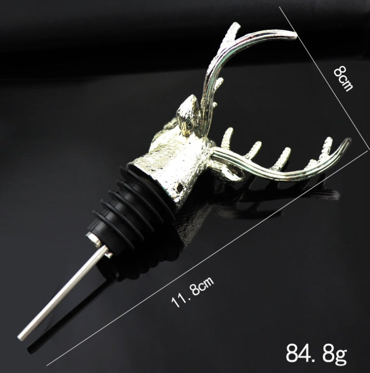 Wine Pourer And Stopper - High-Quality Glass by Woody Kitchenware
