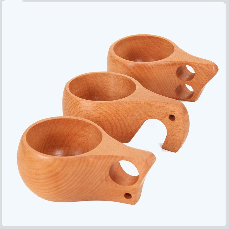 Beech Cup Coffee Cup - Premium Wood by Woody Kitchenware