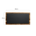 Black Wood Pizza Dish - Premium Wood by Woody Kitchenware