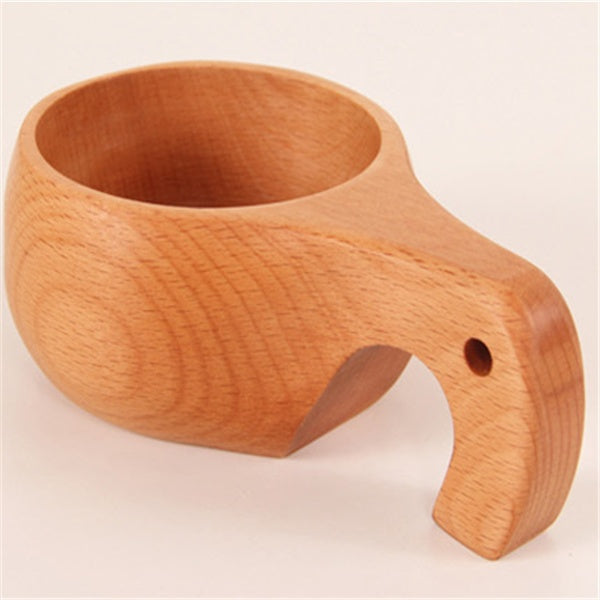 Natural Wooden Cup - Handcrafted Drinkware for Everyday Use