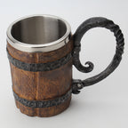 Double Beer Mug - Premium Wood by Woody Kitchenware