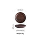 Walnut Wood Plate: Black Walnut Round Dish | Woody&