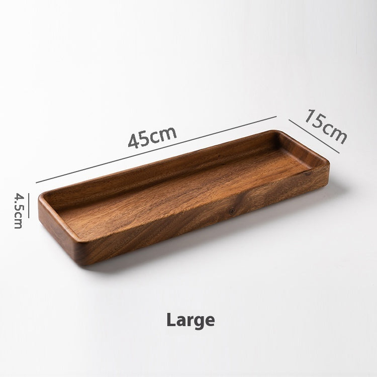 Wooden Storage Tray: The Monolithic Counter Basin | Woody&