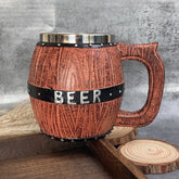 Wooden Barrel Mug: The Brewery Pylon | Woody&