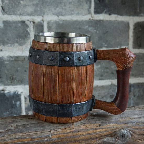 Large Wooden Barrel Mug: The Cask Heirloom | Woody&