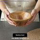 Wooden Dough Bowl: The Baker&