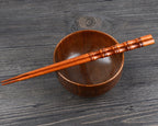 Fired Bamboo Chopsticks - Premium Wood by Woody Kitchenware