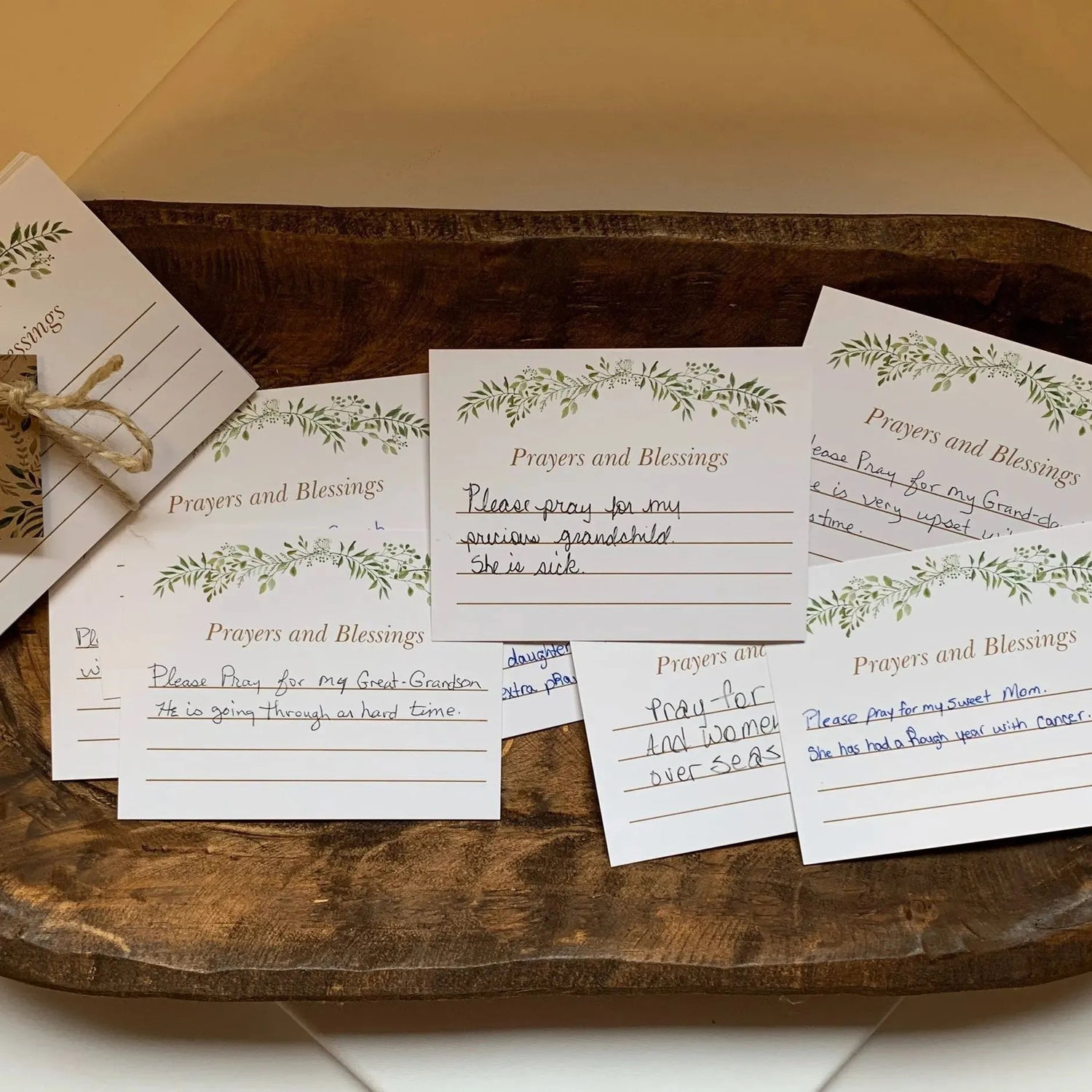 Wooden Prayer Bowl: Heart Prayer Keepsake Bowl | Woody&