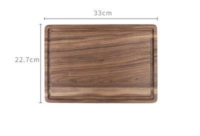 Black Walnut Cutting Board & Serving Tray - Whole Wood, Multi-Use