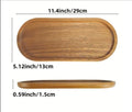 Japanese-Style Acacia Wooden Tray - Premium Wood by Woody Kitchenware