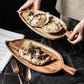 Leaf Shaped Wooden Plate: The Leaf Sanctuary | Woody&