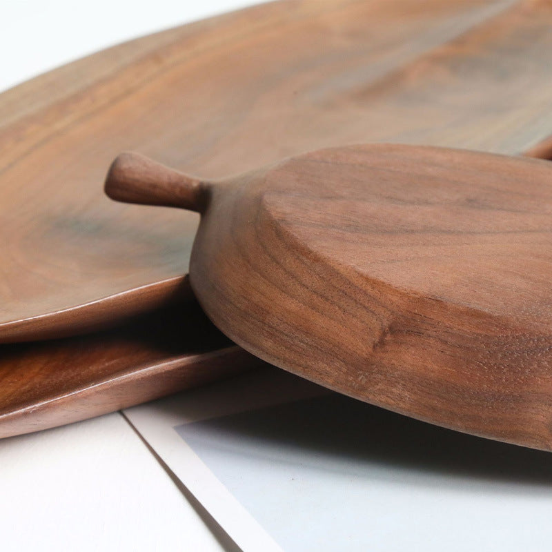 Wooden Fruit Tray with Saucer Base - Elevated Serving