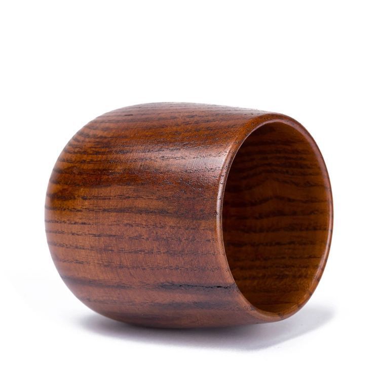 Handcrafted Wooden Cup - Unique & Artistic Design