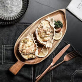 Leaf Shaped Afternoon Tea - Premium Wood by Woody Kitchenware