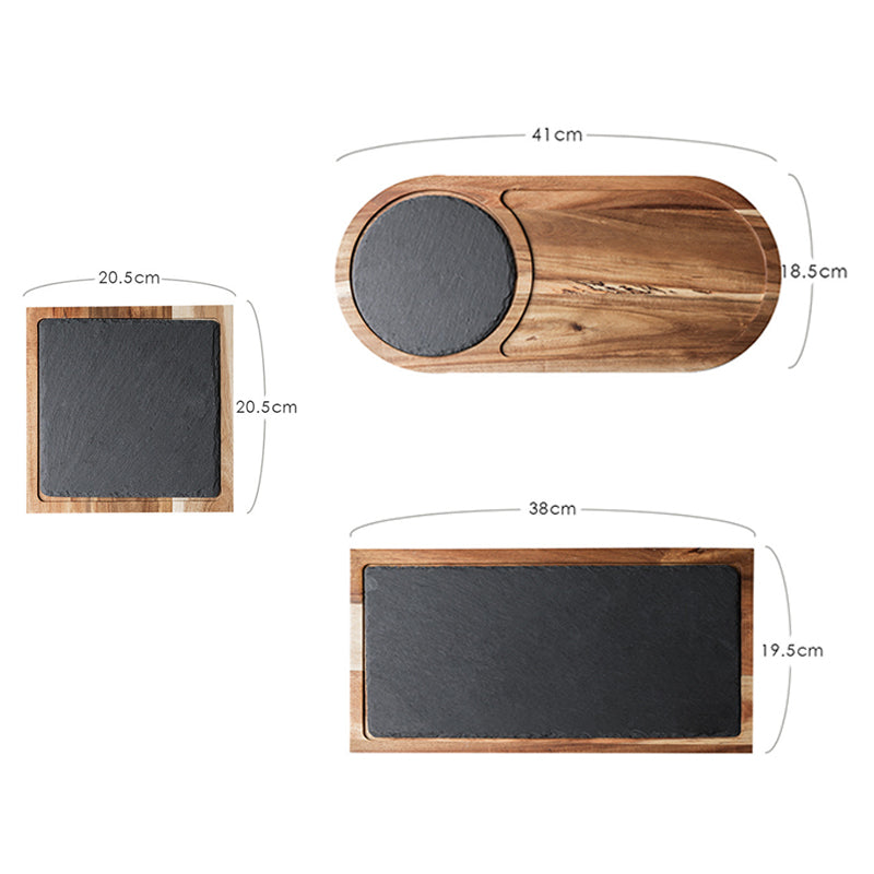Household Rock Wood Board - Premium Wood by Woody Kitchenware