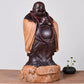 Wooden Buddha Statue: The Ebony Laughing Guardian | Woody&
