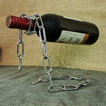 Floating Wine Rack: The Pearl Necklace Illusion | Premium Teak Wood Spoon