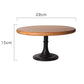 Wooden Cake Stand: Solid Acacia Pedestal Stand | Woody&