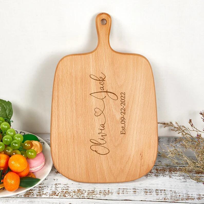 Personalized Custom Chopping Board - Unique Engraved Kitchen Gift