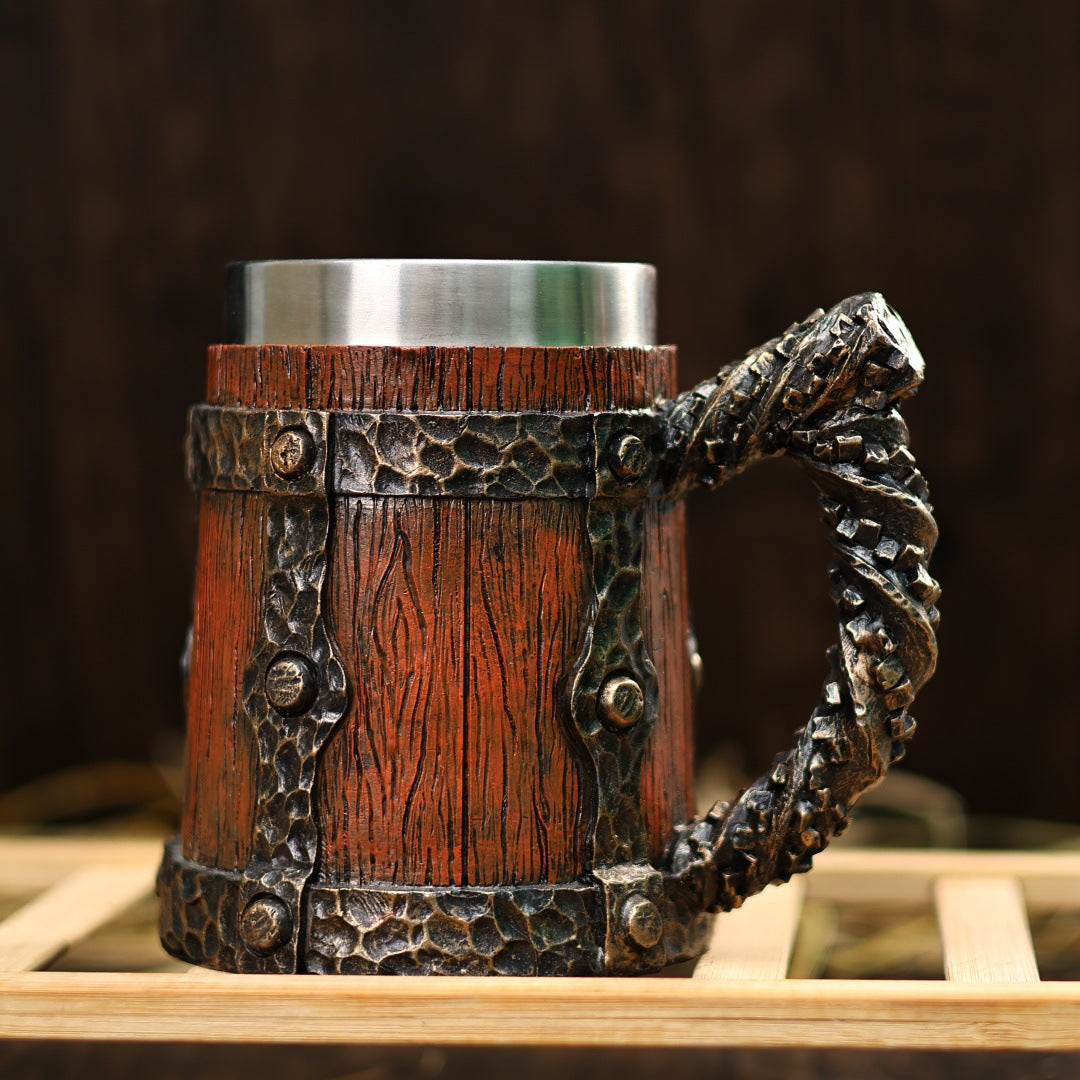 Handcrafted Vintage Stainless Steel - Premium Woo by Woody Kitchenware
