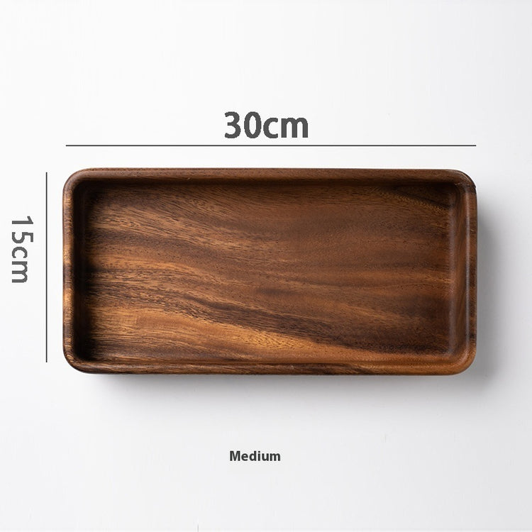 Wooden Storage Tray: The Monolithic Counter Basin | Woody&