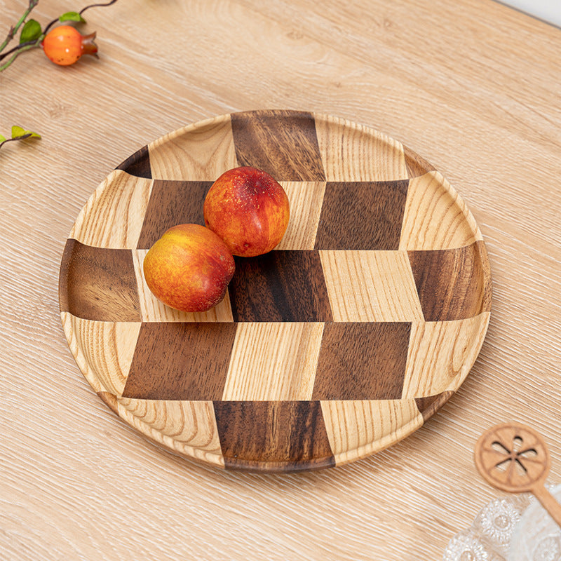 Planche à gâteau ronde en bois