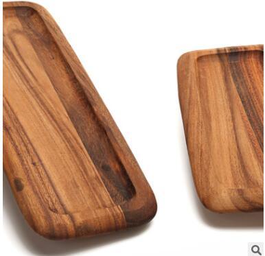 Rustic Log Slice Serving Tray - Natural Wood Dinner Plate Alternative