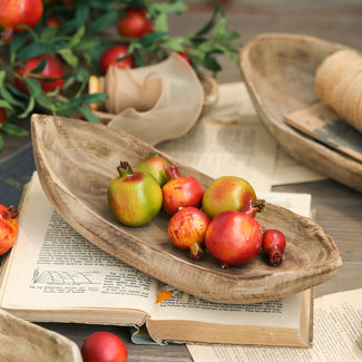 Dough Bowl - Wooden Bowl: Artisan Distressed Paulownia Wood Dough Bowl (Timeless Weathering) - Large wooden pallet - Image 1