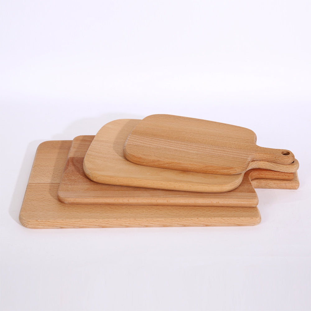 Wooden Cutting Board with Handle - Easy Hanging & Storage