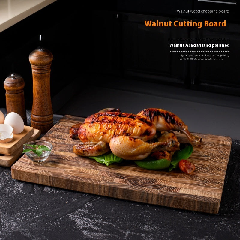 Thick Solid Wood Chopping Board - Durable & Heavy-Duty for Home