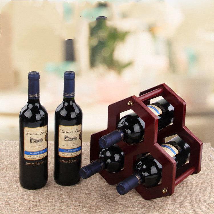 European Wooden Wine Rack: The European Glass Valet | Woody&