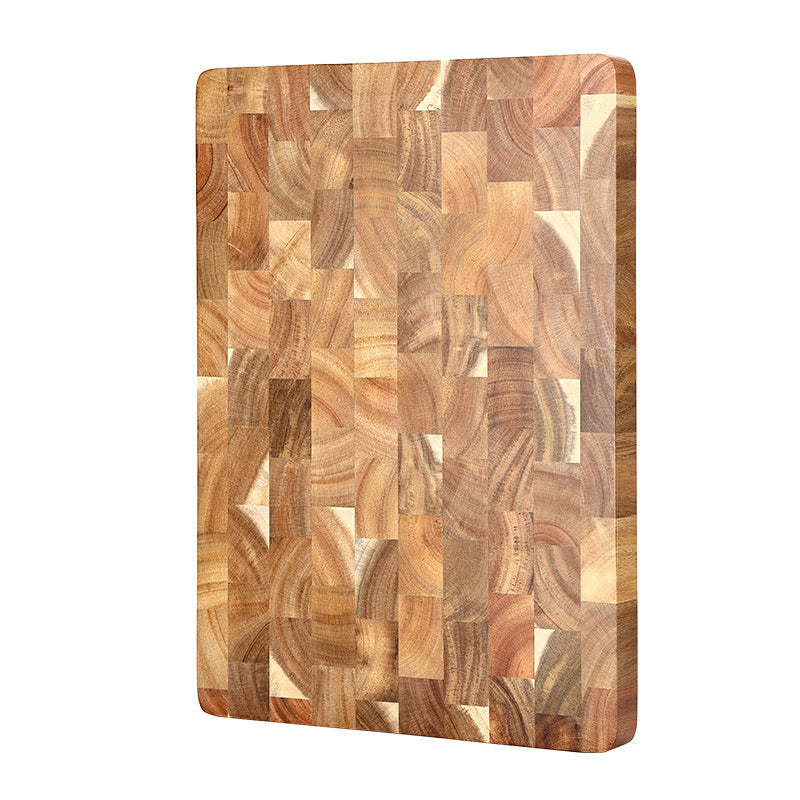 Solid Acacia Wood Cutting Board - Durable & Versatile for Home Use