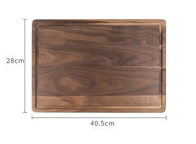 Black Walnut Cutting Board & Serving Tray - Whole Wood, Multi-Use