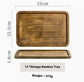 Wooden Serving Tray: Retro Commercial Rectangular Tray | Woody&