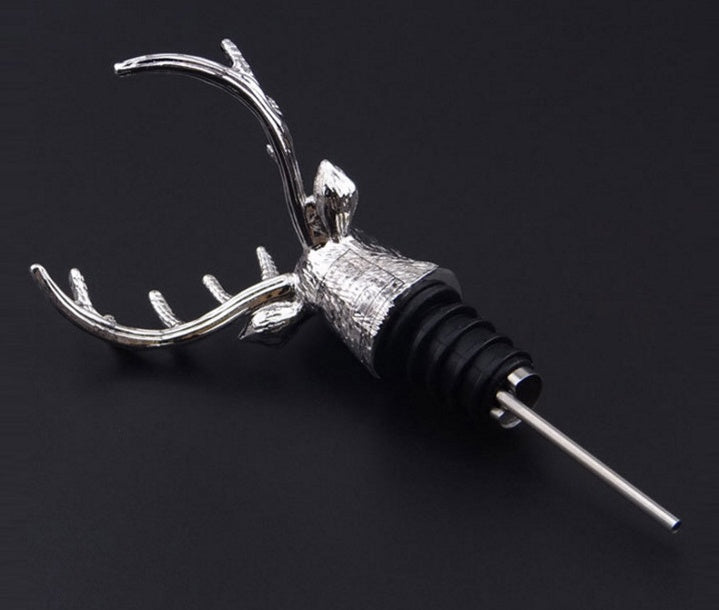 Wine Pourer And Stopper - High-Quality Glass by Woody Kitchenware
