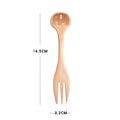 Cartoon Wooden Spoon And - Premium Wood by Woody Kitchenware