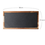Marble and Wood Serving Tray: The StoneWood Stage | Premium Natural Beeswax Care Spray & Restorer