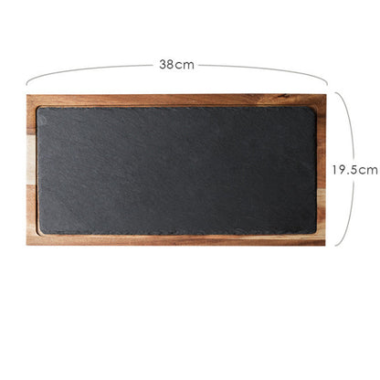 Rock Wood Board Tray: The StoneWood Stage | Woody&